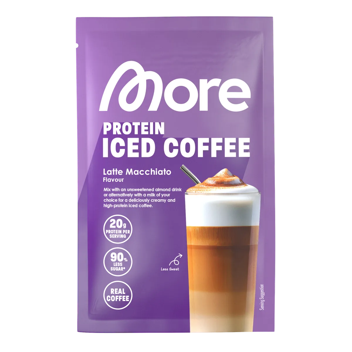 Protein Iced Coffee Decaff Dark Cookie Crumble / 500g – Bild 4