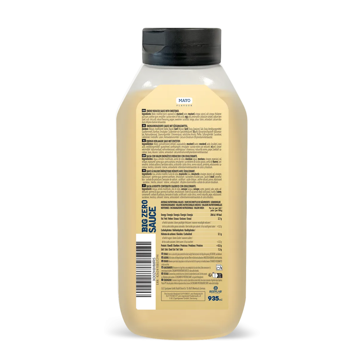 BIG ZERO Sauce (935ml) Cheddar Cheese – Bild 6
