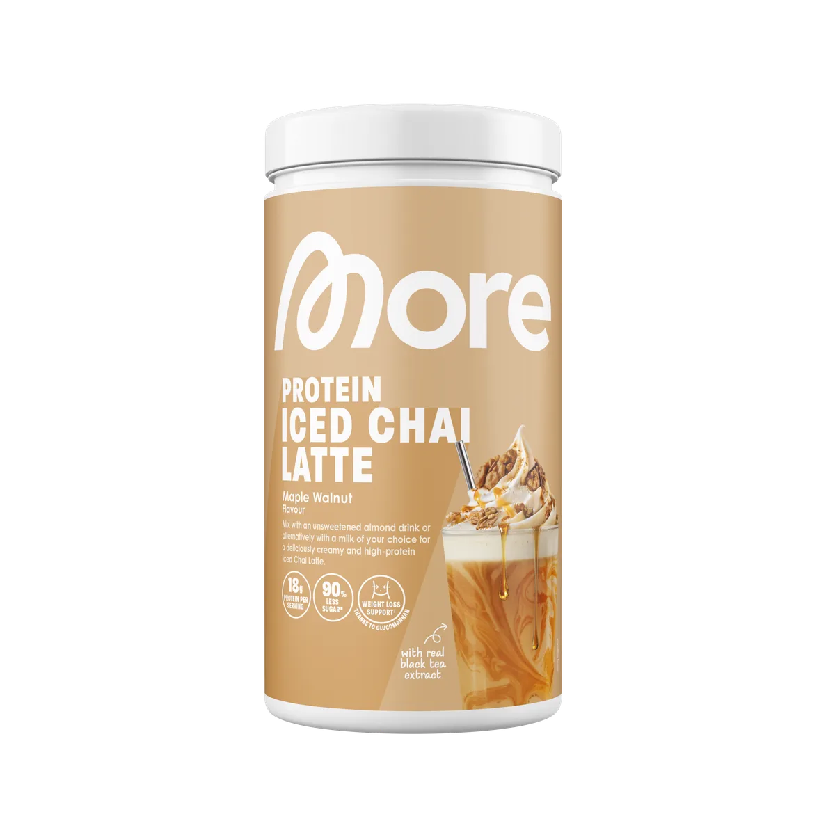 More Protein Iced Chai Latte Maple Walnut / 500g – Bild 4