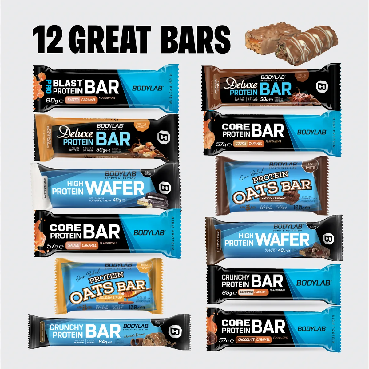 Protein Bar MIX BOX 2 (12x40g-100g) – Bild 2