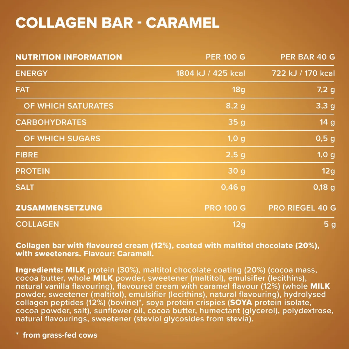 Collagen Bar (40g) - Caramel – Bild 4