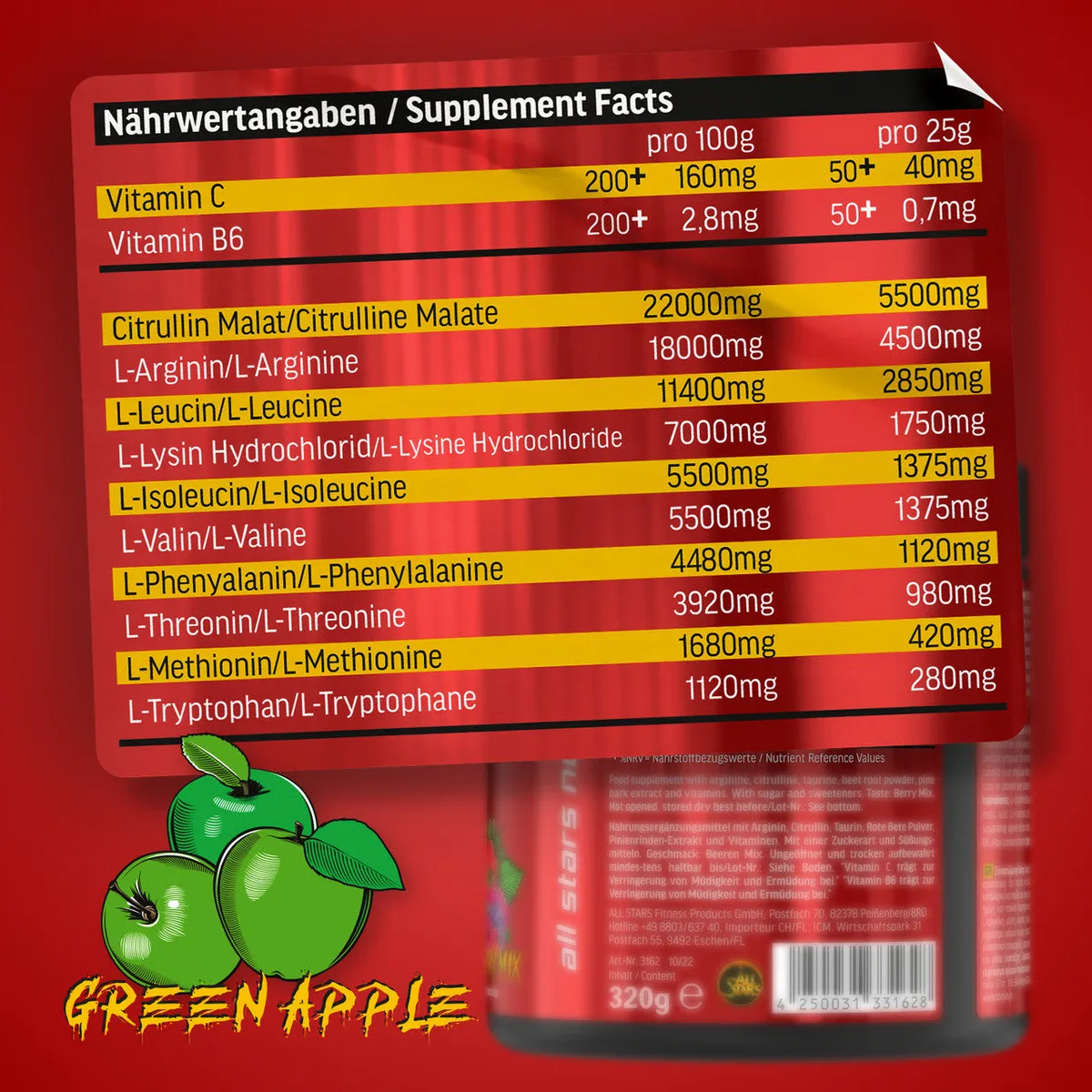 Intra-X Markus Schmid Edition Intraworkout (400g) – Bild 5