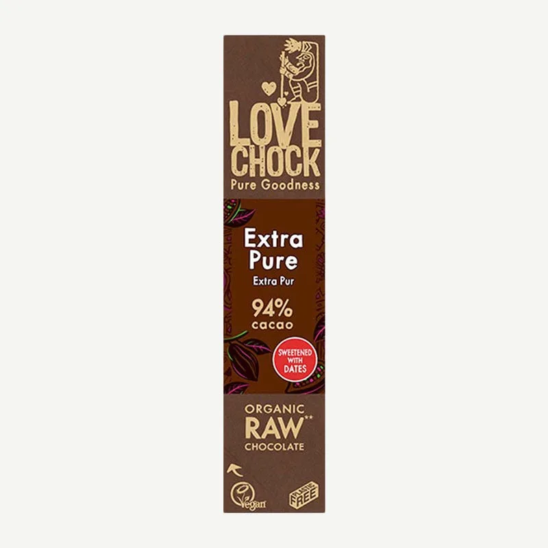 Lovechock rohe Bio-Schokolade Bars Kakaosplitter / 40 g – Bild 2