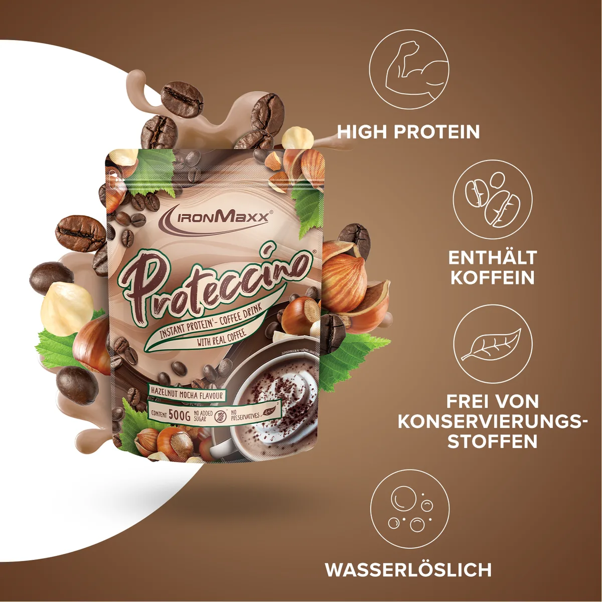 Proteccino (500g) - Hazelnut Mocha – Bild 2