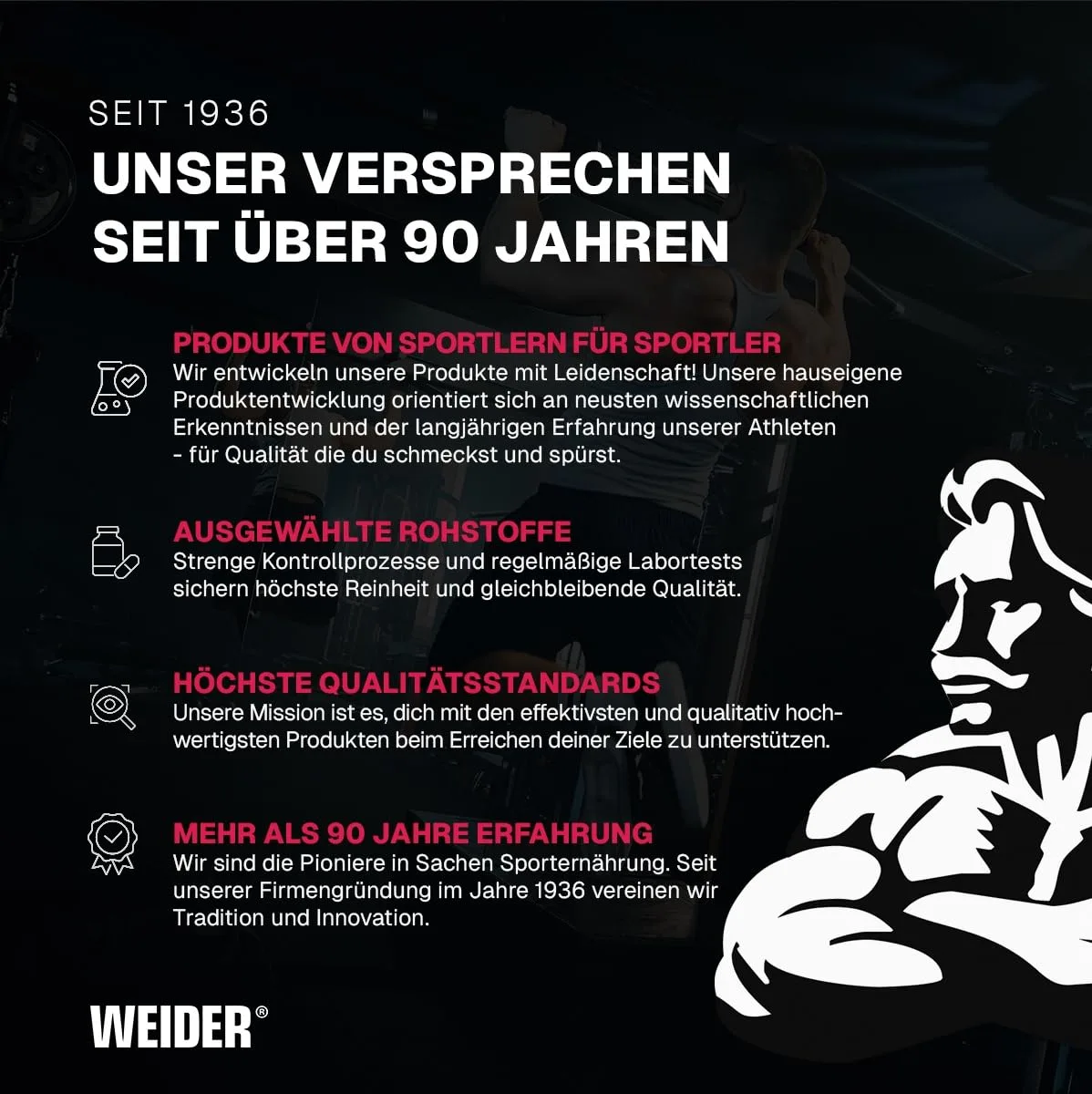 Weider - Protein 80 Plus - 4-Komponenten Protein Pulver - Hoher Proteingehalt mit 80% Eiweiß - Cremige Shakes mit Calcium & Vitamin B6 - 500g - Apple Crumble – Bild 4