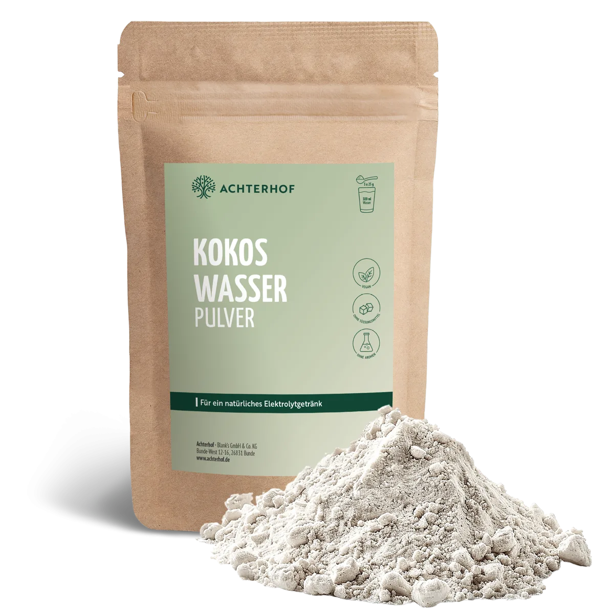 Kokoswasser Pulver (250g) – Bild 2
