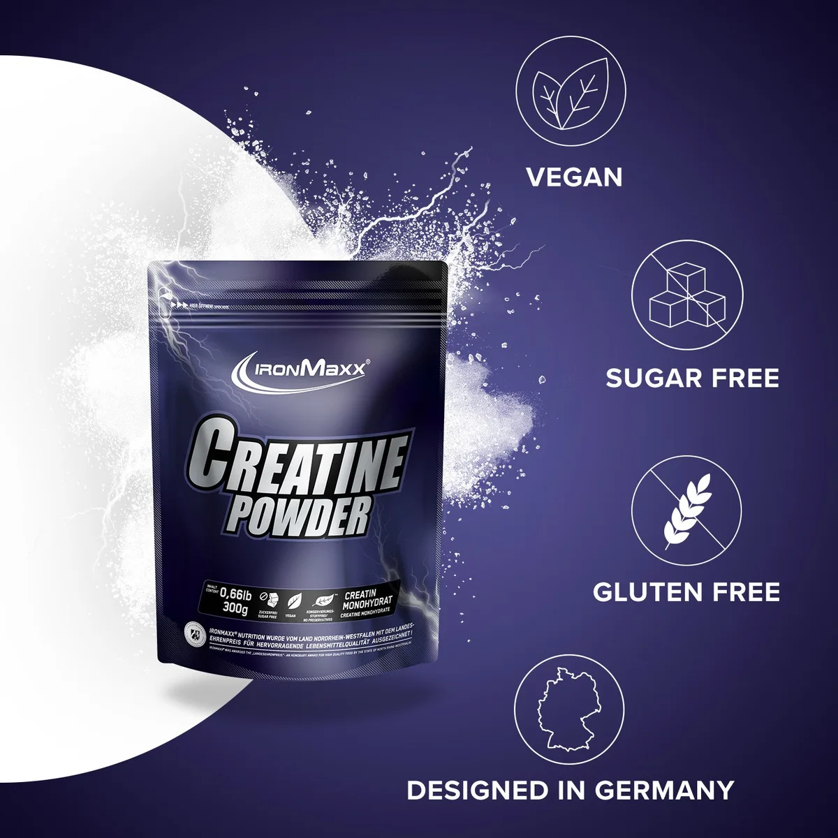 Creatine Powder Monohydrat (300g) – Bild 7
