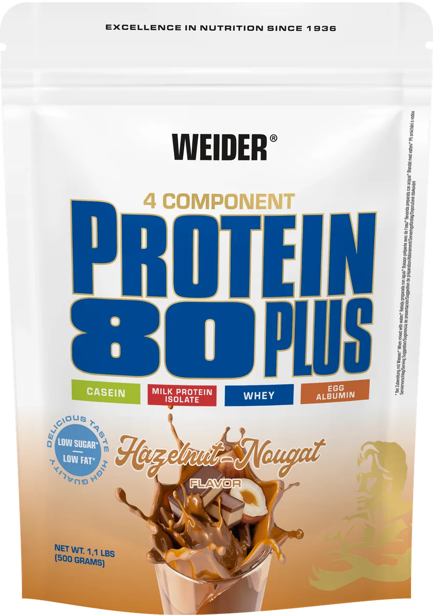 Protein 80 Plus (500g) Himbeer-Sahne – Bild 2