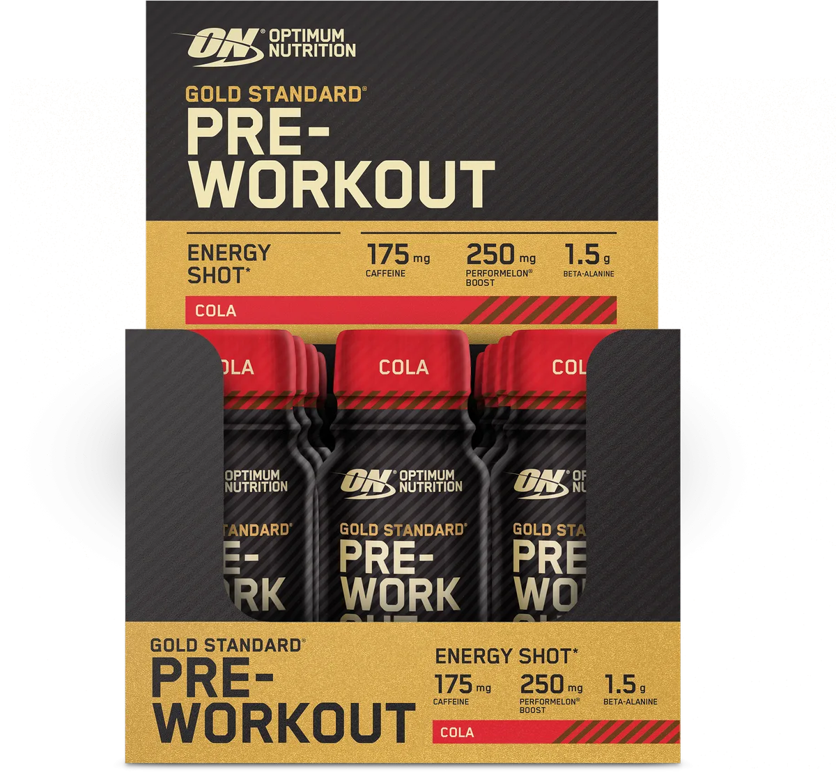 Gold Standard Pre Workout Shot (12x60ml) Mixed Berry – Bild 3