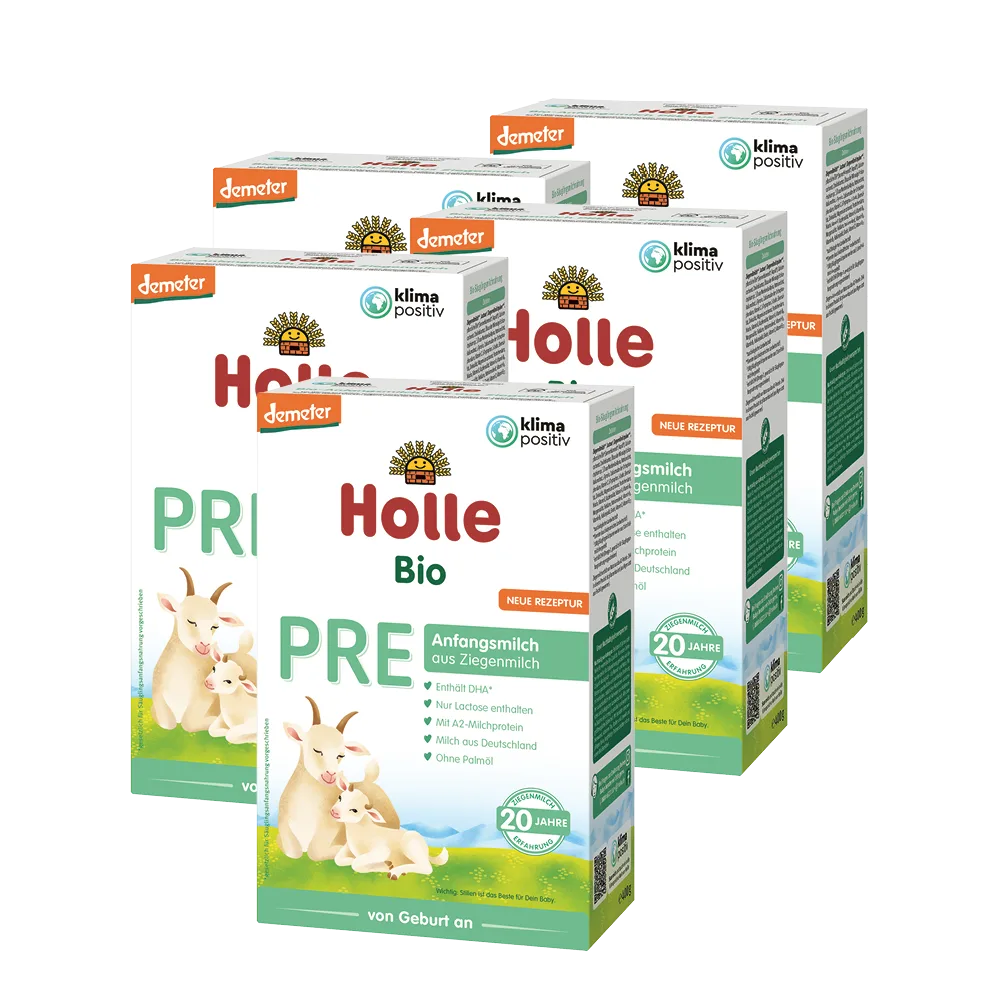 Demeter Anfangsmilch Pre auf Ziegenmilchbasis - 5x400g - von Geburt an