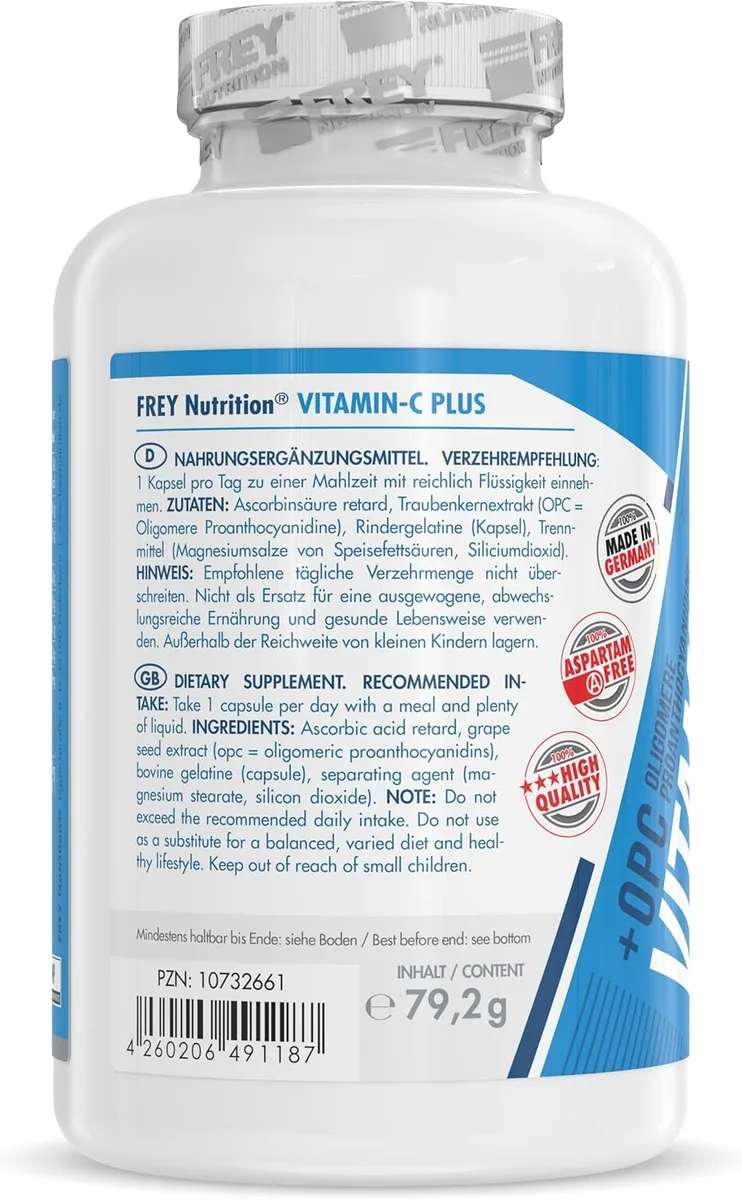 Vitamin-C Plus (120 Kapseln) – Bild 2