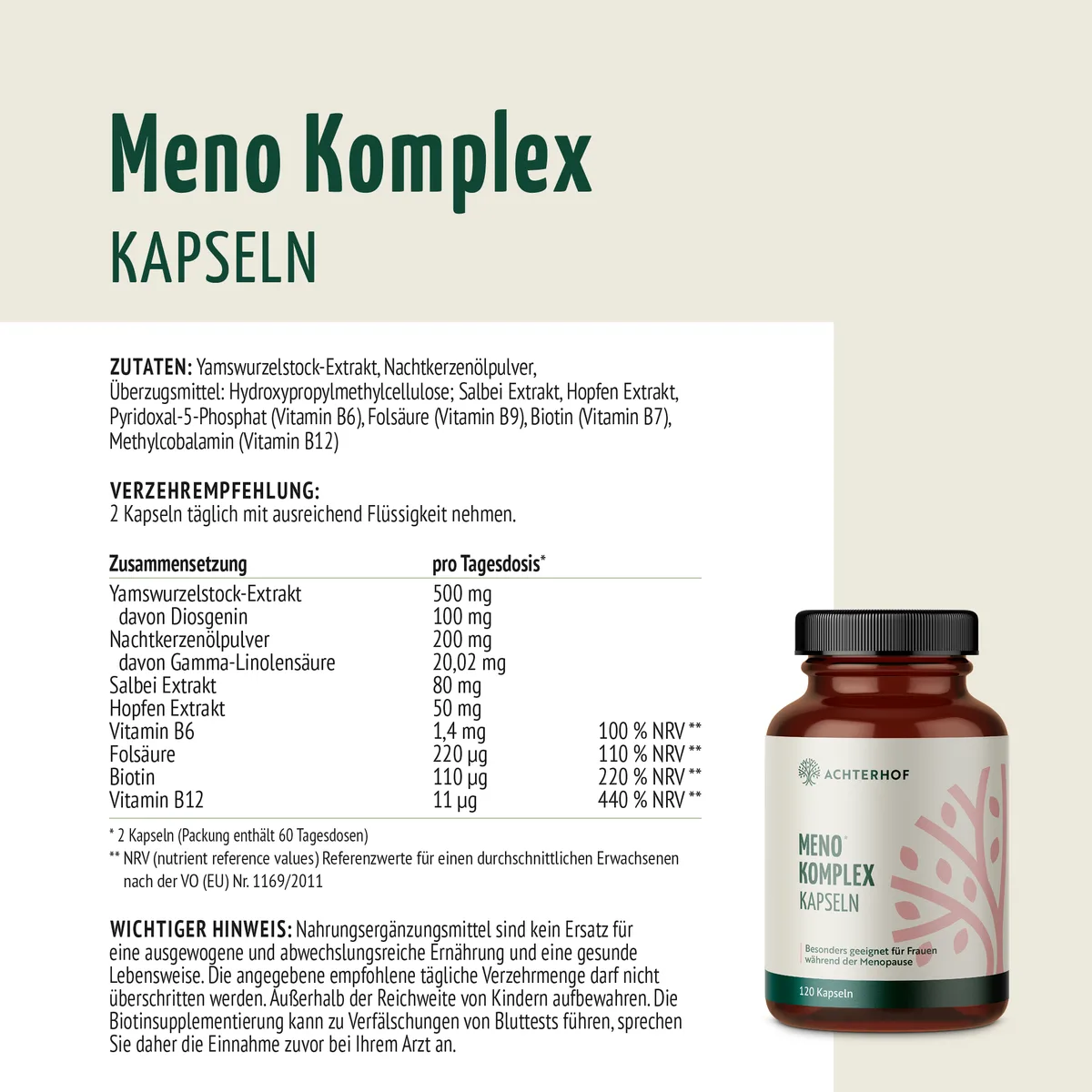 Meno Komplex (120 Kapseln) – Bild 6