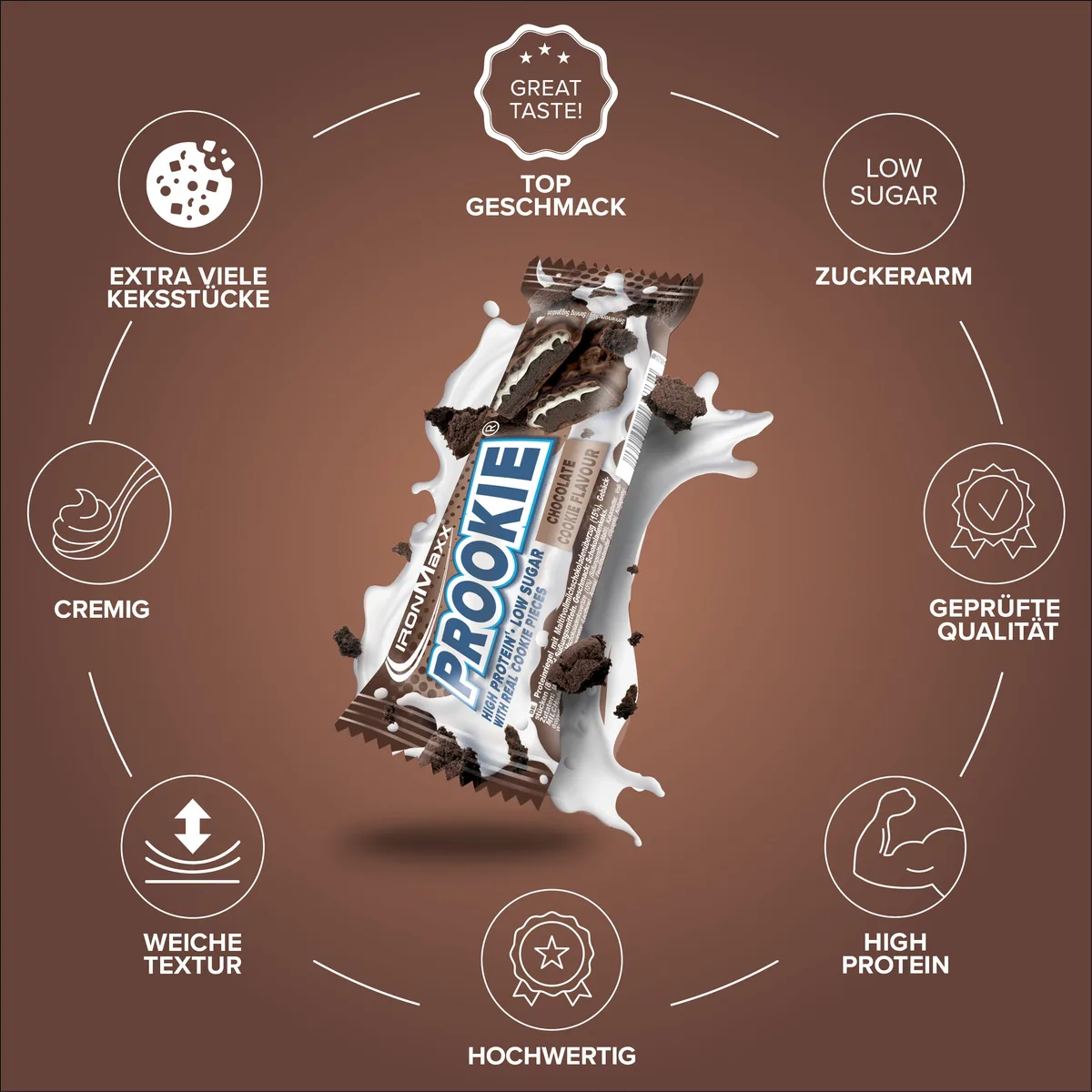 Prookie (24x45g) - Chocolate Cookie – Bild 5