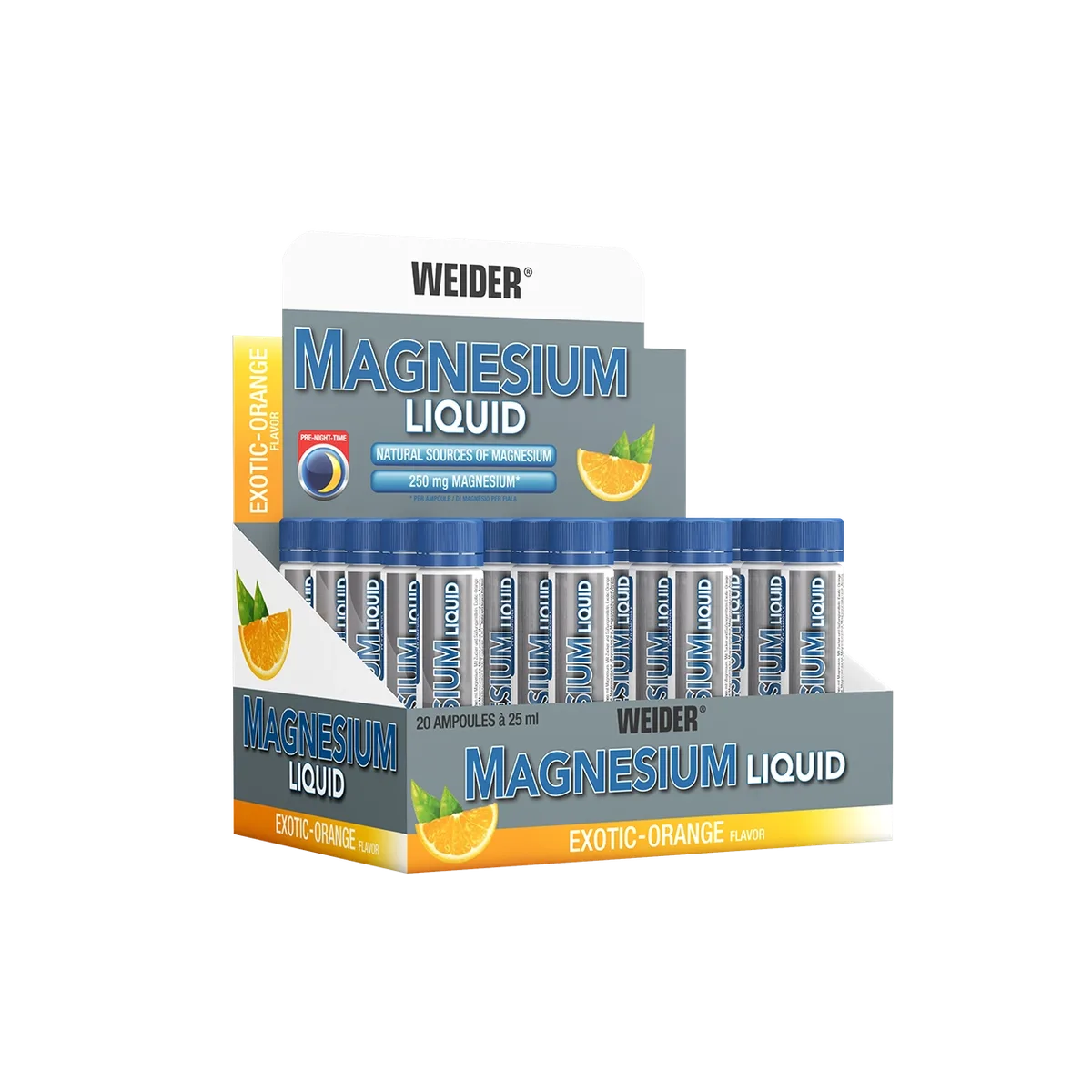 Magnesium Liquid 20 x 25 ml / Exotic-Orange