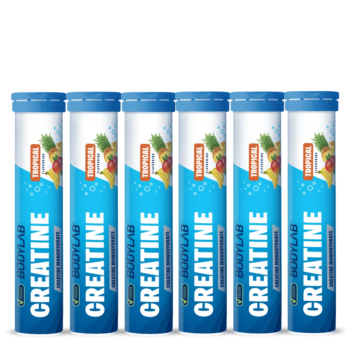 Creatine (6x 16 Brausetabletten) Tropical – Bild 2
