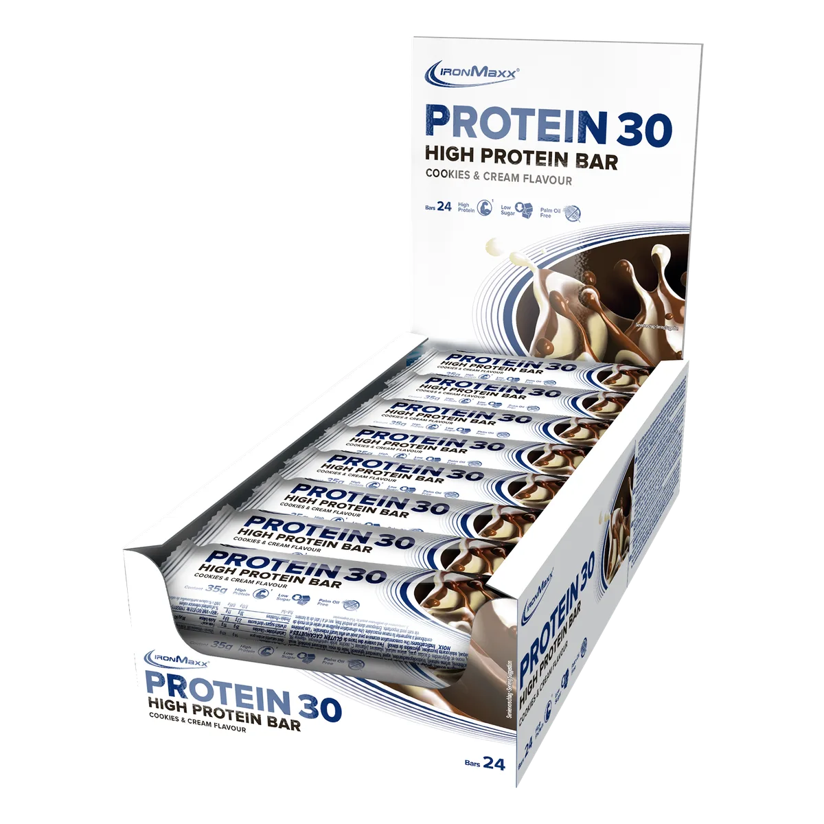 Protein 30 Protein Riegel (24x35g) - Cookies & Cream