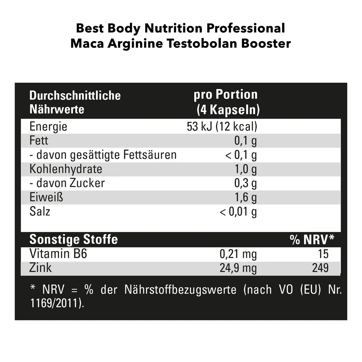 Testobolan Maca (100 Kapseln) – Bild 3