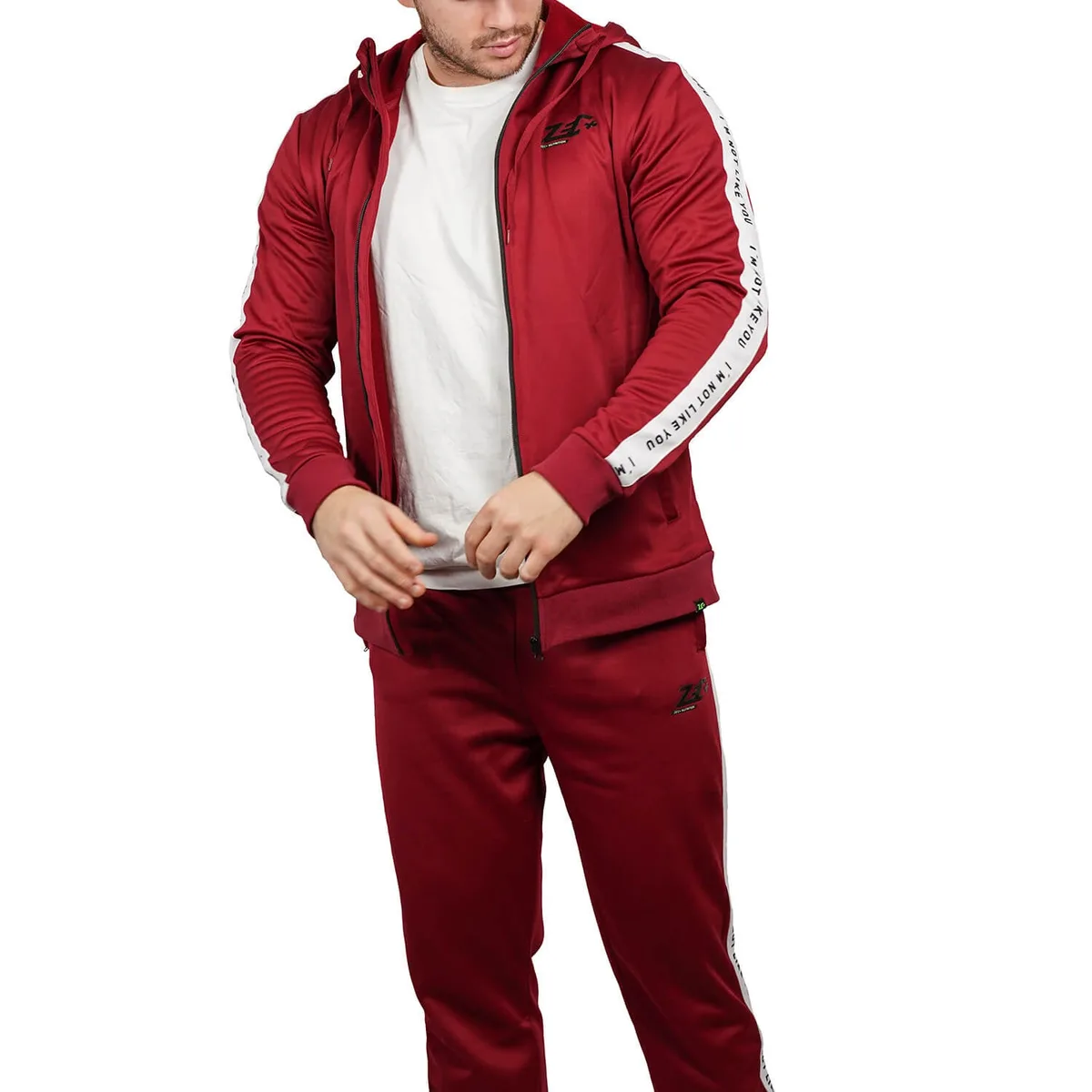 ZEC+ VIBES Anzug Burgundy 2XL / 3XL – Bild 3
