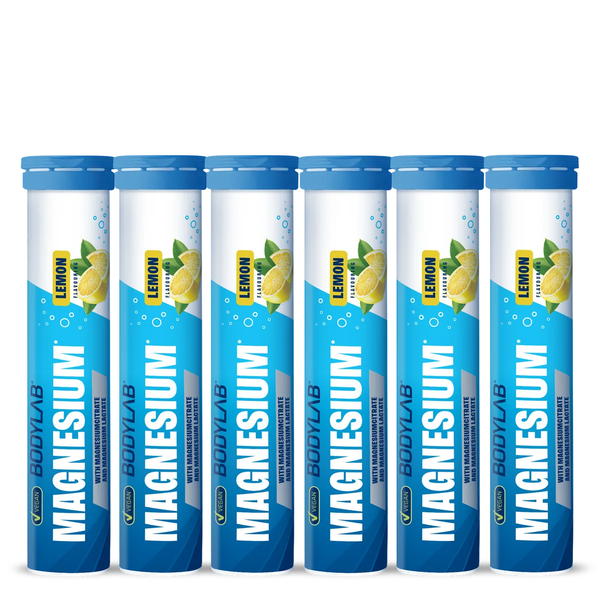 Magnesium (6x 20 Brausetabletten) Lemon