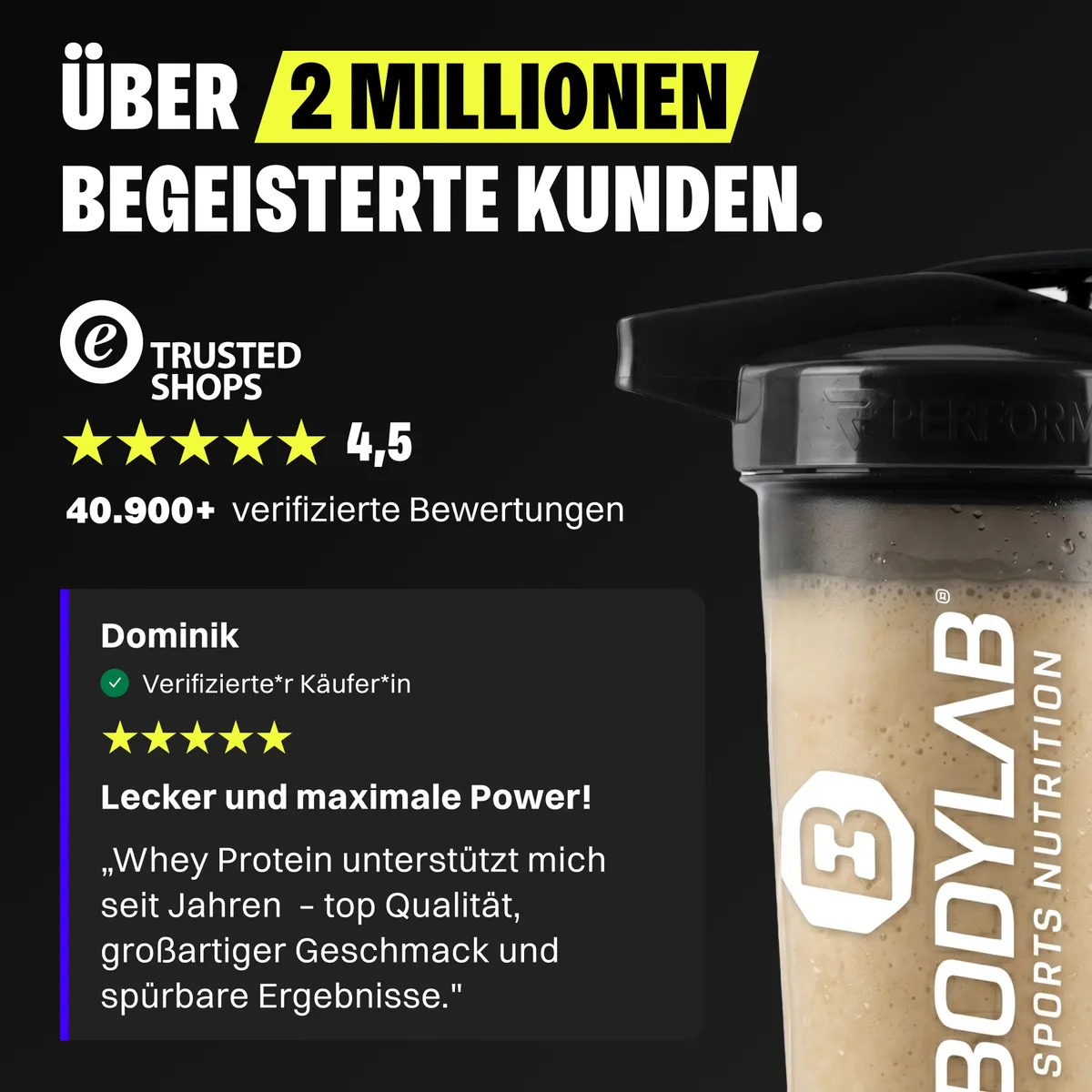 Doppelpack Whey Protein (2x1000g) – Bild 7