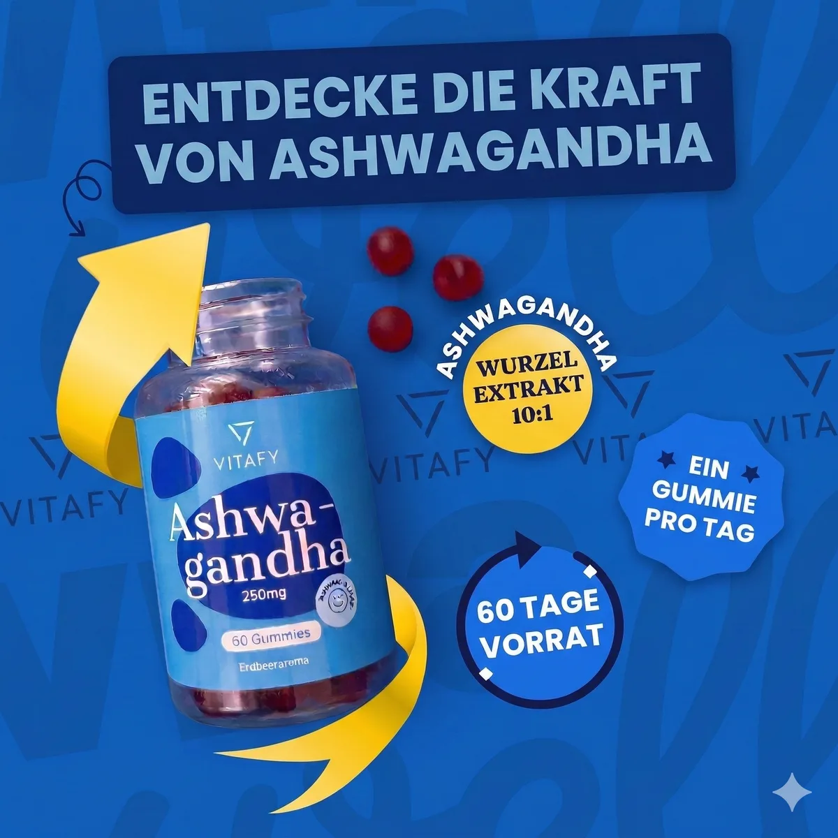 Ashwagandha (60 Gummies) – Bild 3
