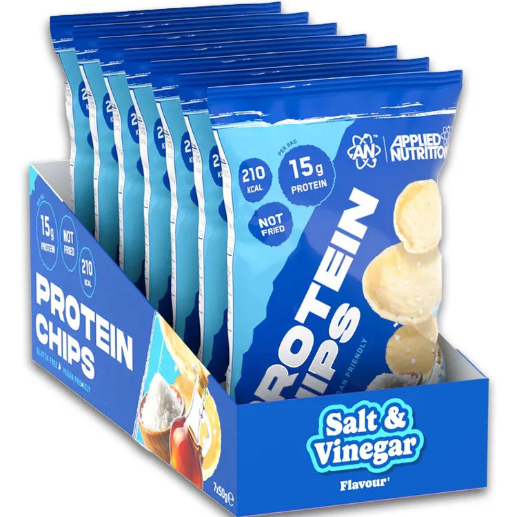Applied Nutrition Protein Chips Salt & Vinegar / 7x50g – Bild 4
