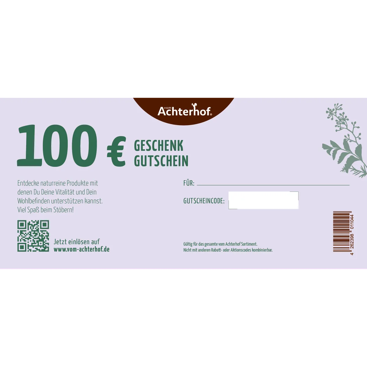 Geschenkgutschein 100 Euro – Bild 2