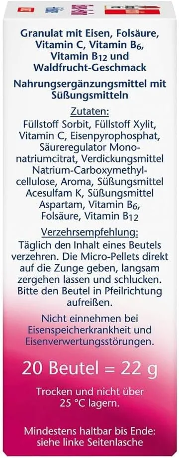 Eisen Femin direct (20 Portionsbeutel) – Bild 3