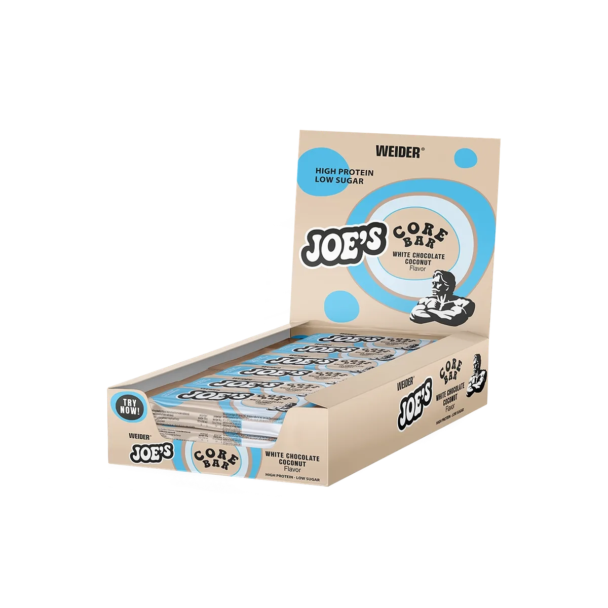 12er Box | Joe's Core Protein Bar White Chocolate Coconut – Bild 6