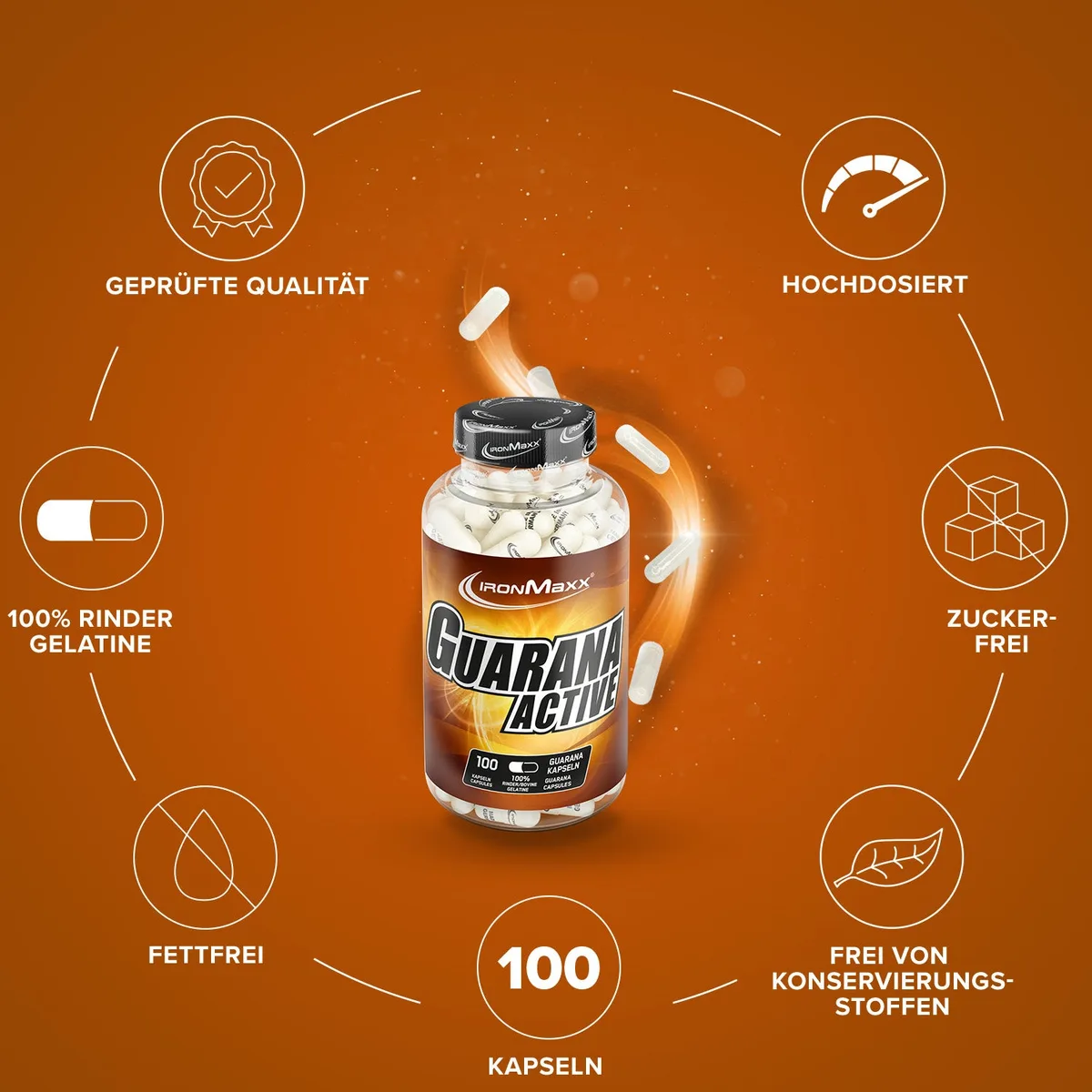 Guarana Active - 100 Kapseln – Bild 6