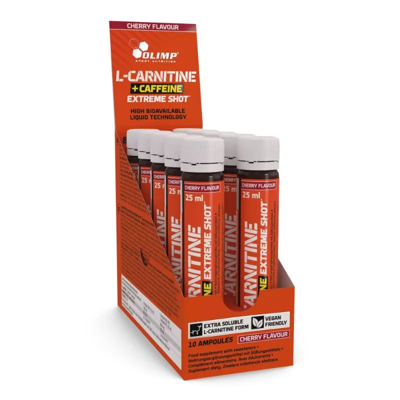 Olimp L-Carnitine + Caffeine Extreme Shot 60ml Shot / Orange – Bild 5