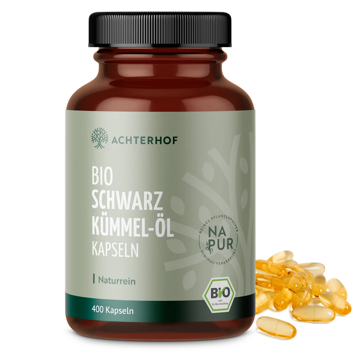 Bio Schwarzkümmel-Öl Kapseln (400 Kapseln)