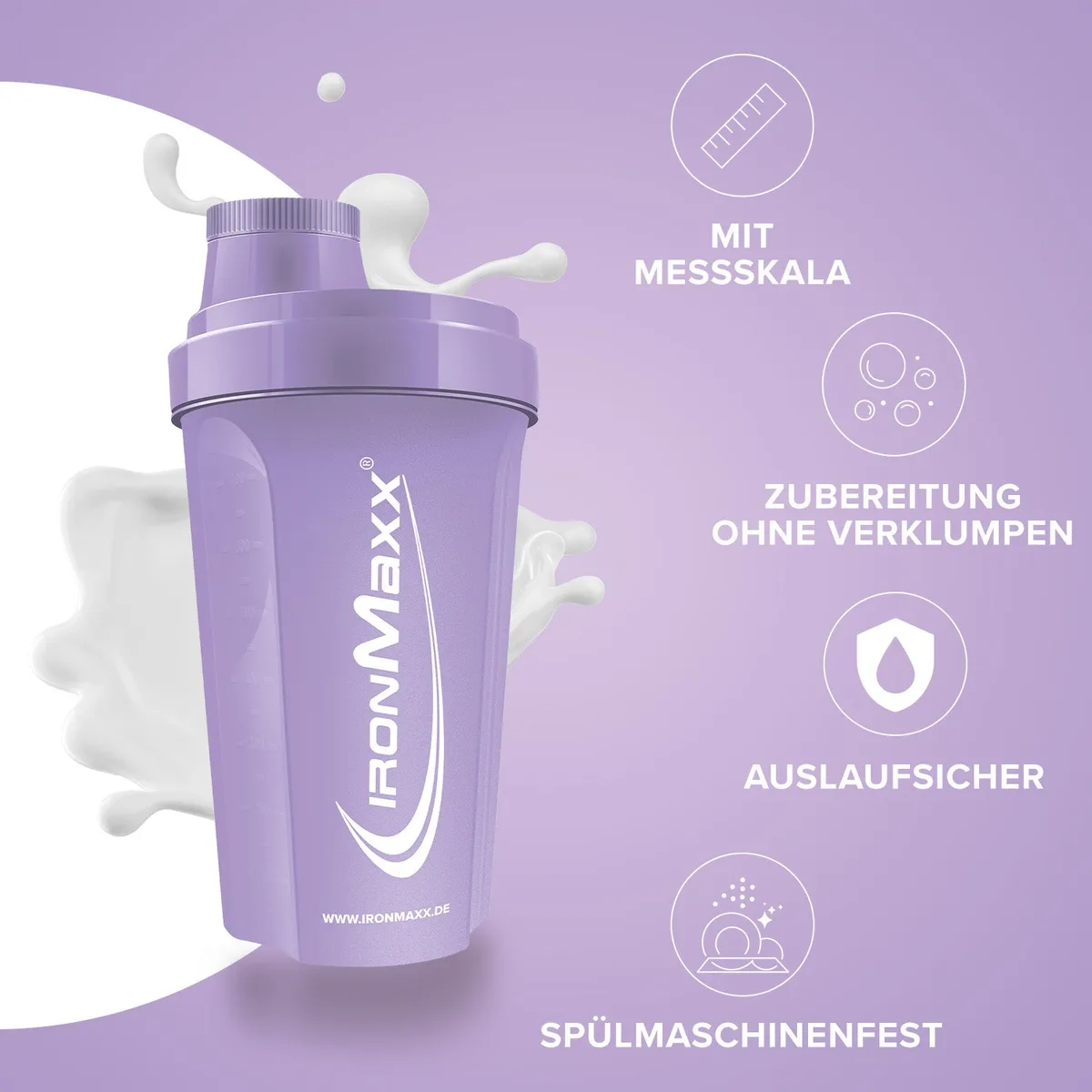 Shaker (700ml) - Lavender – Bild 2
