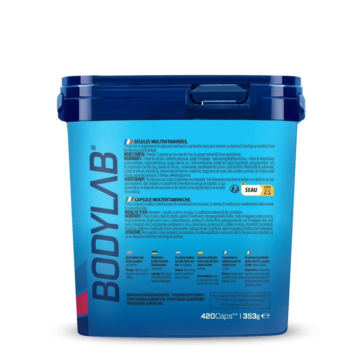 BIG PACK Bodybuilder Stack 2.0 (420 Kapseln) – Bild 3
