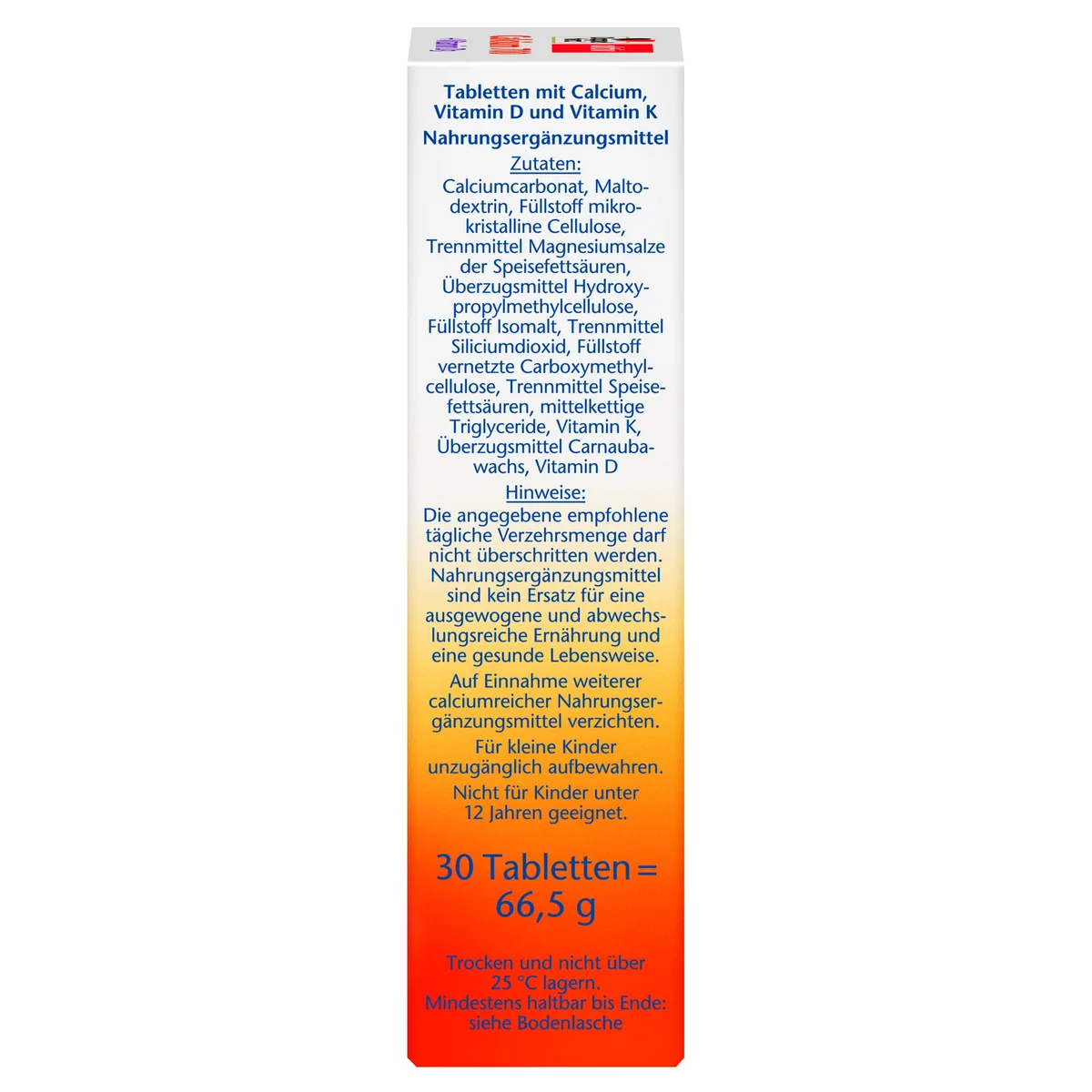 Calcium 700 + D3 (30 Tabletten) – Bild 3