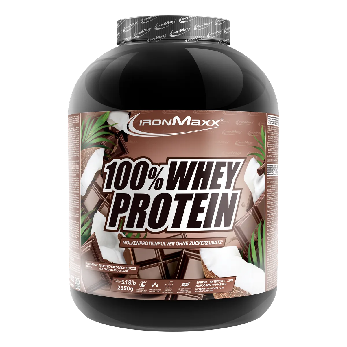 100% Whey Protein (2350g) - Schokolade Kokos