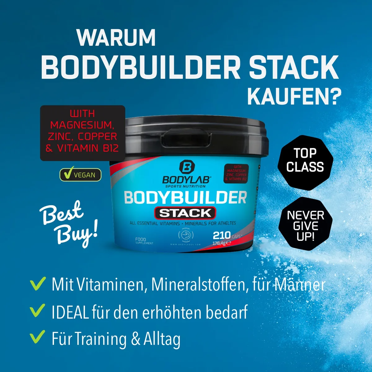Bodybuilder Stack (210 Kapseln) – Bild 5