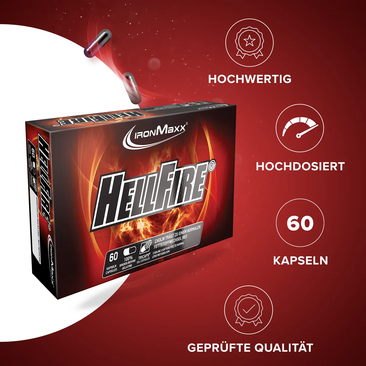 Hellfire® Fatburner - 60 Tricaps® – Bild 3