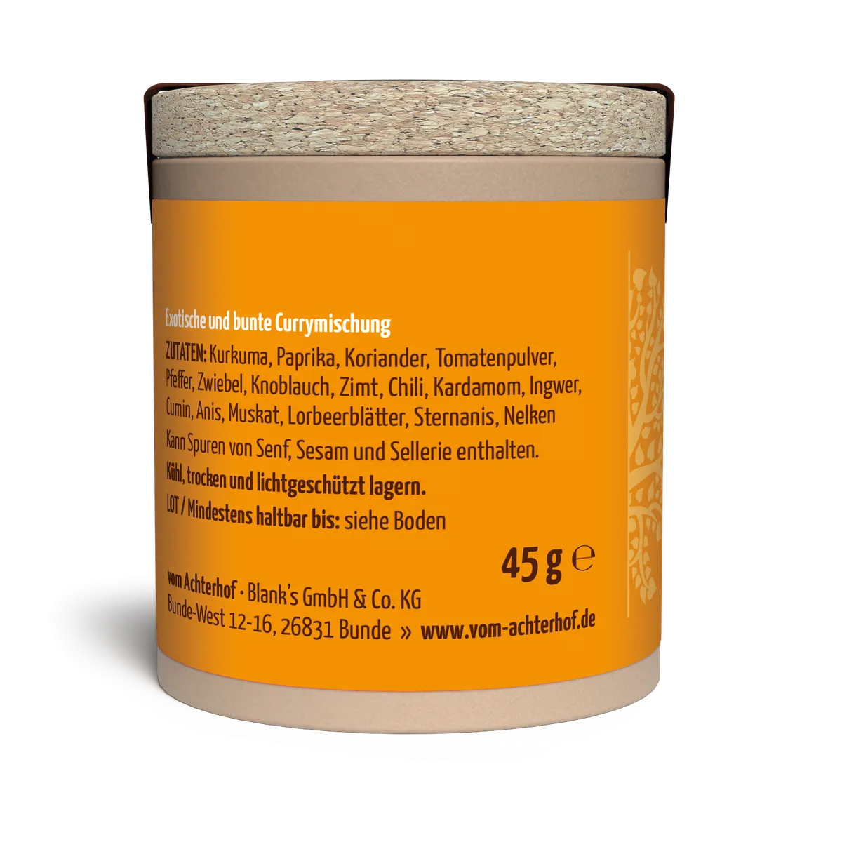 Curry Exotica Gewürzmischung (45g) – Bild 2