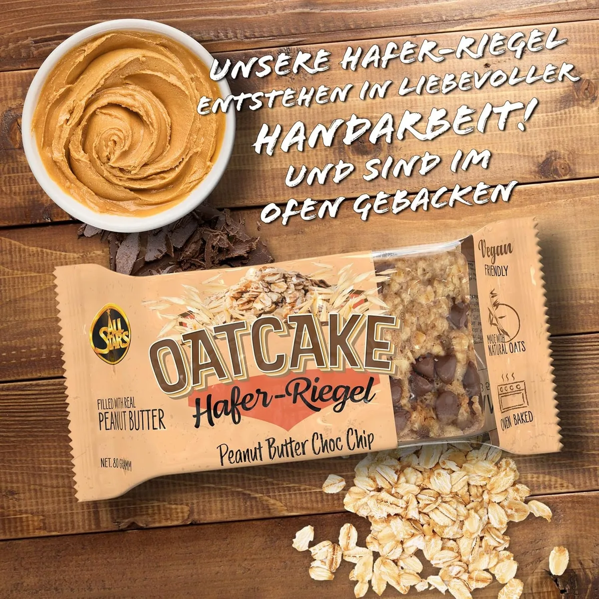 Oatcake (12x80g) Chocolate – Bild 8