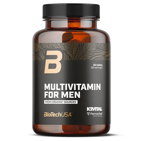 BioTech USA Multivitamin for Men Organic (60 Tabletten)