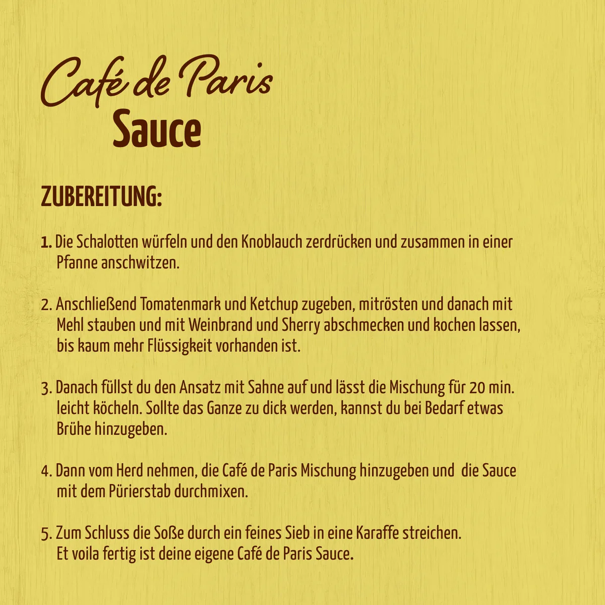 Café de Paris Gewürzzubereitung Bio (100g) – Bild 4