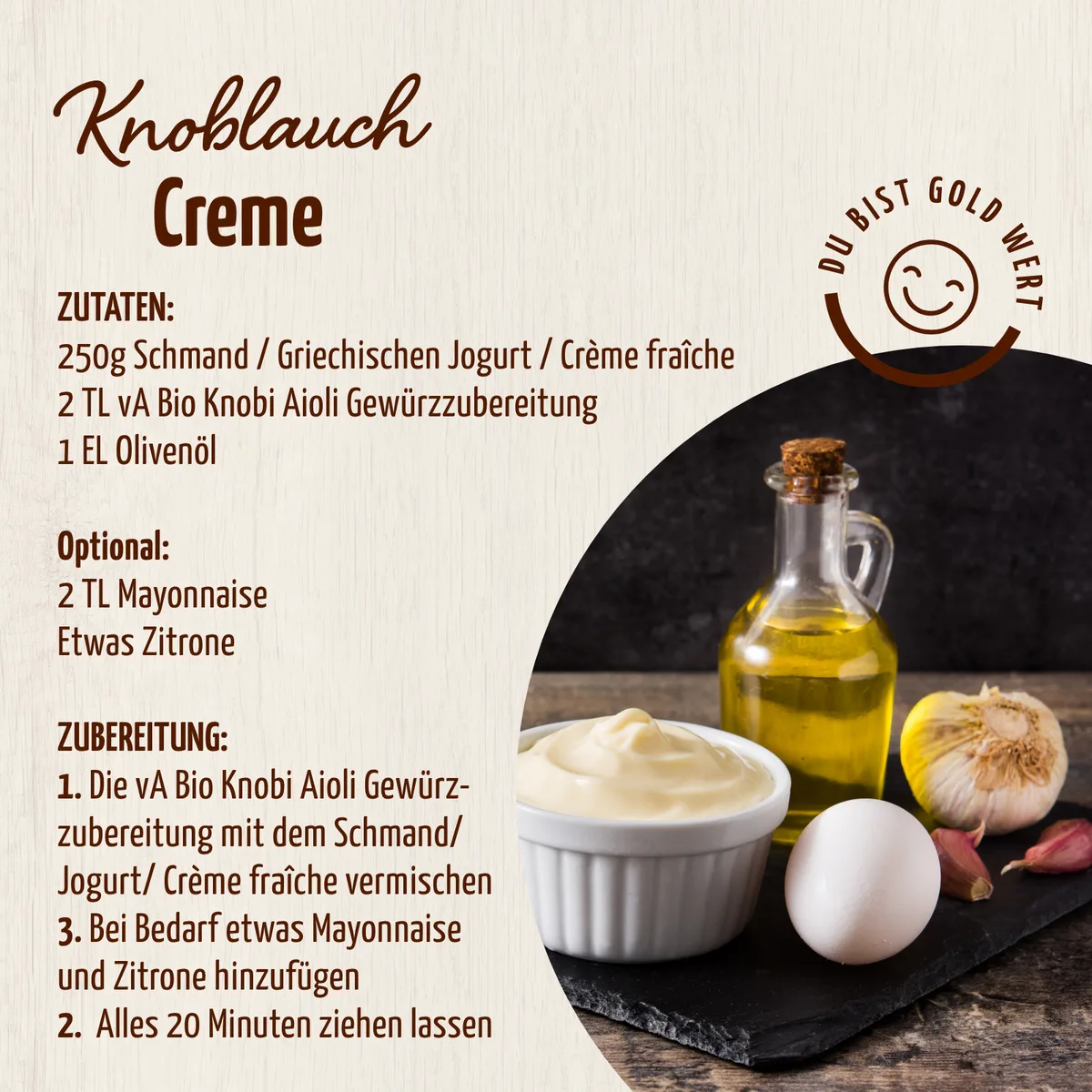 Knobi-Aioli Gewürzzubereitung Bio (100g) – Bild 4