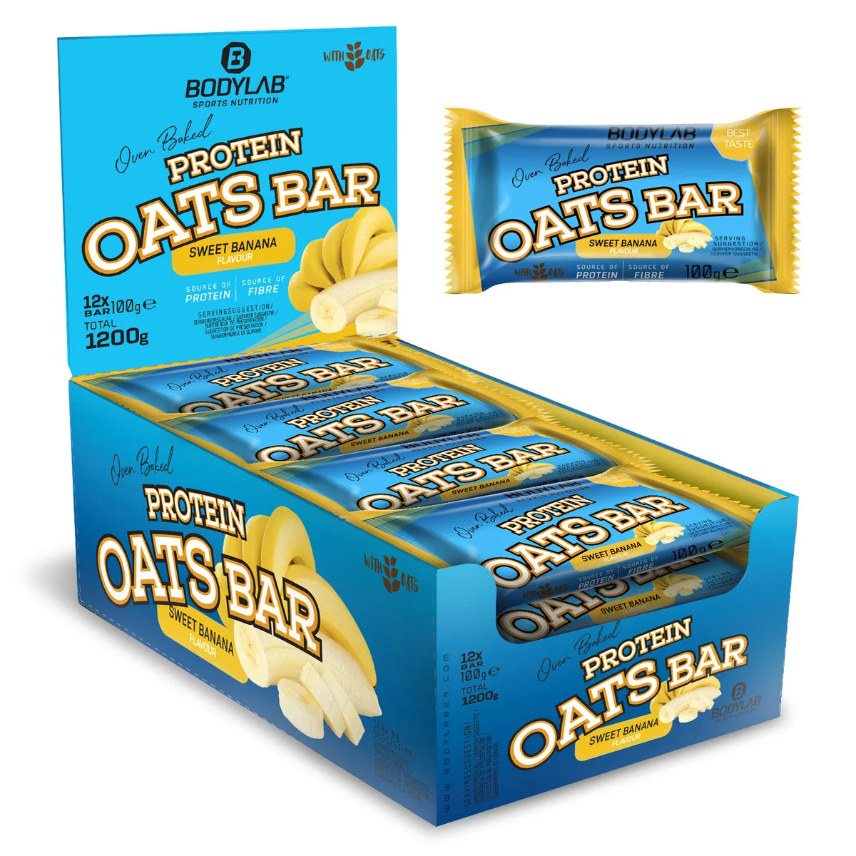 Protein Oats Bar (12x100g) Mandel – Bild 3