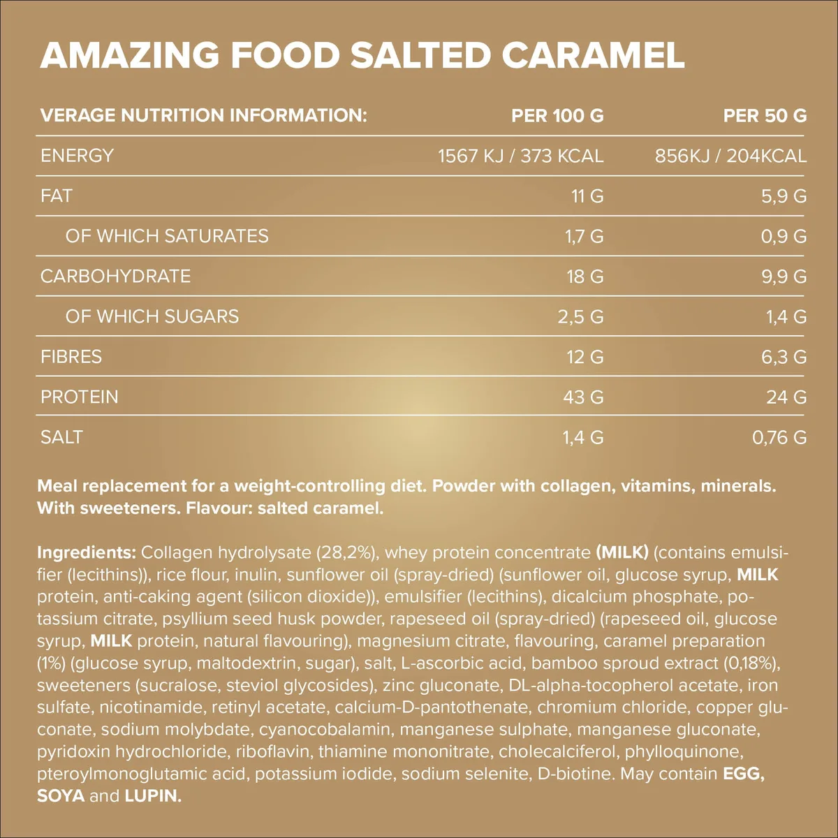 Amazing Food (330g) - Salted Caramel – Bild 4