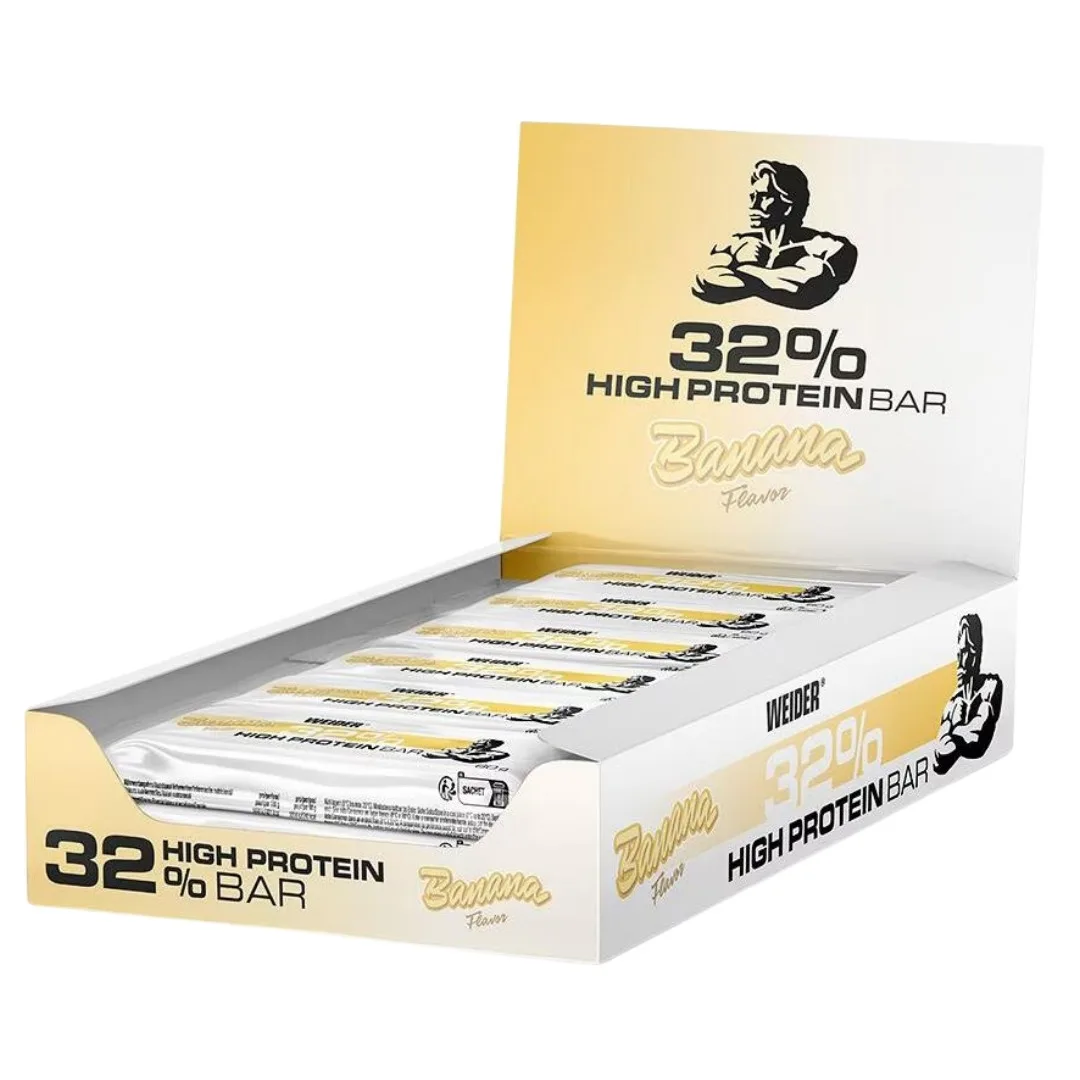 Weider 32% Protein Bar - 12 x 60g Riegel (Karton)