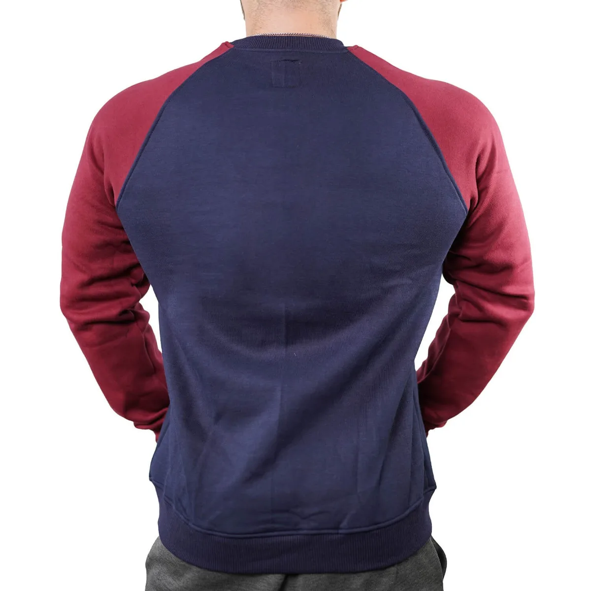 ZEC+ HILL PRINT SWEATER M / Rot/Blau – Bild 2