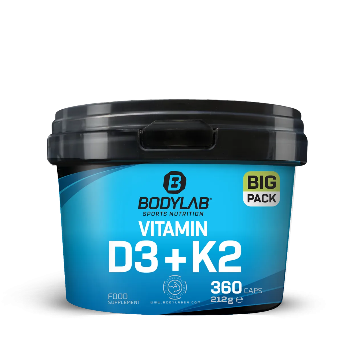 BIG PACK Vitamin D3 + K2 (360 Kapseln)
