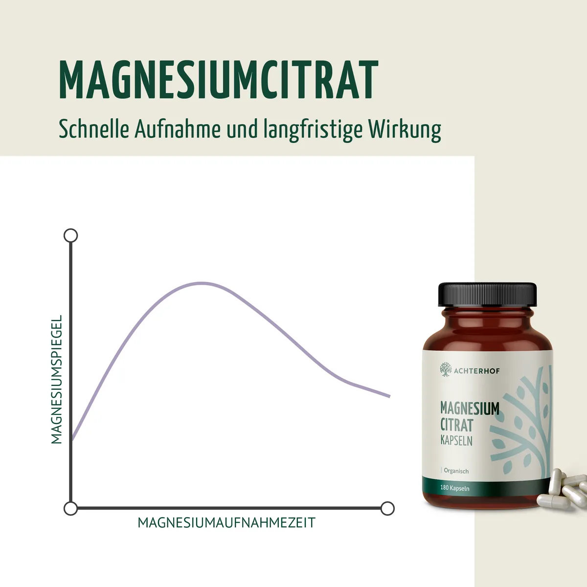 Magnesiumcitrat Kapseln (180 Kapseln) – Bild 5