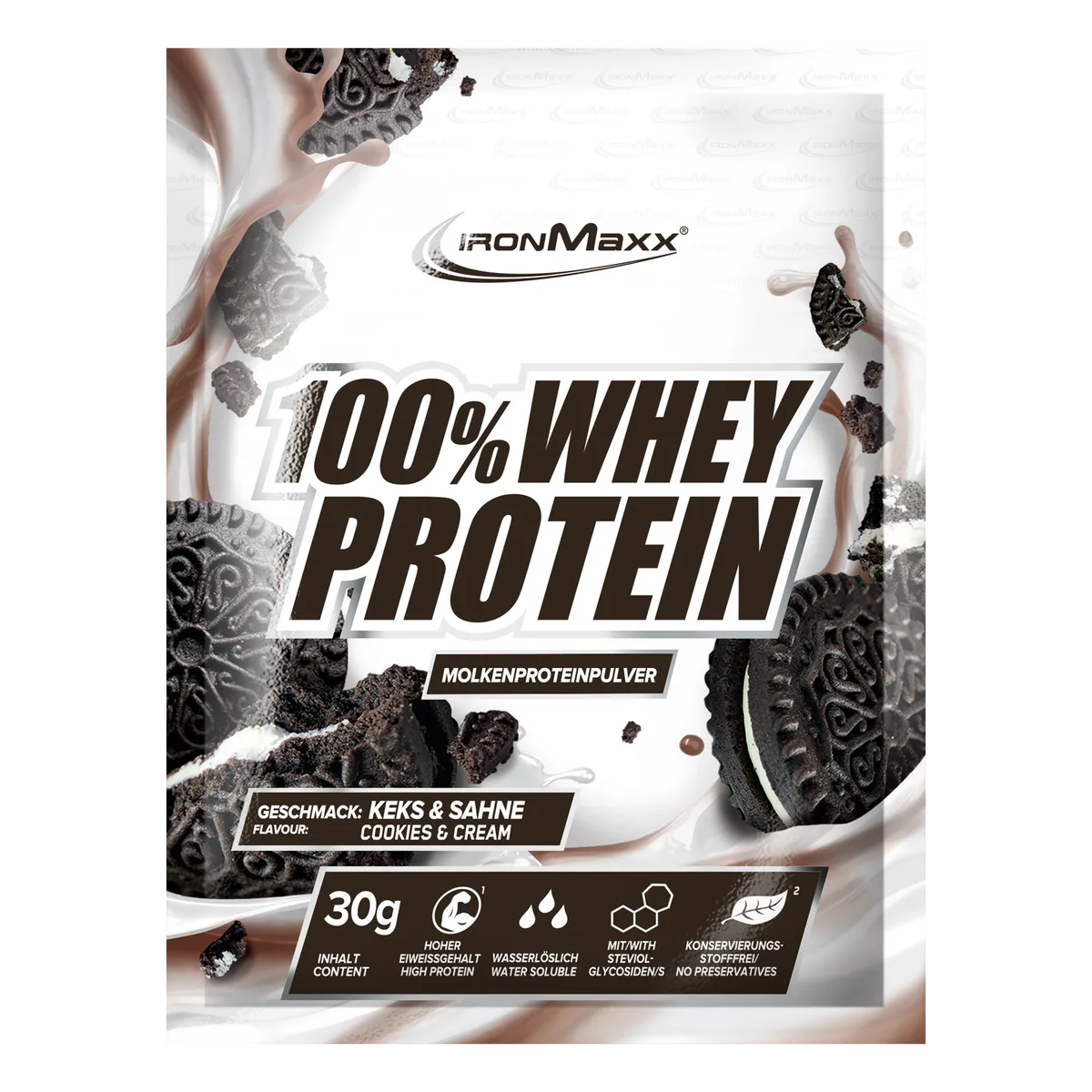 100% Whey Protein (30g) - Cookies & Cream